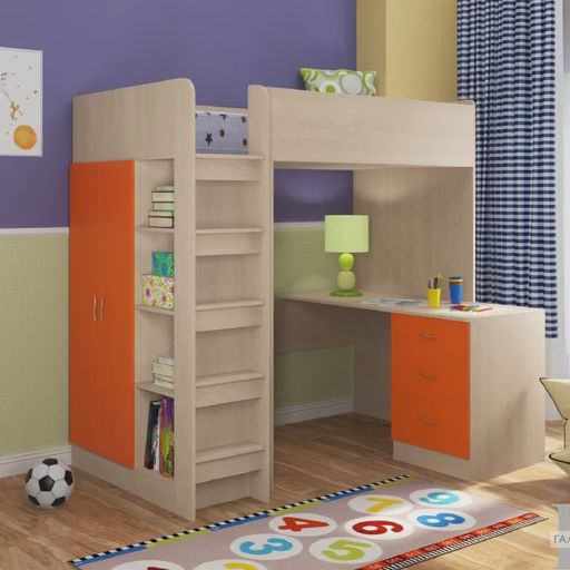 Кровать-чердак «Теремок-3»